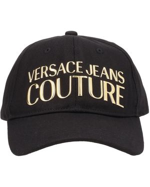 Versace Jeans Couture Cappello Da Baseball Con Logo - Black