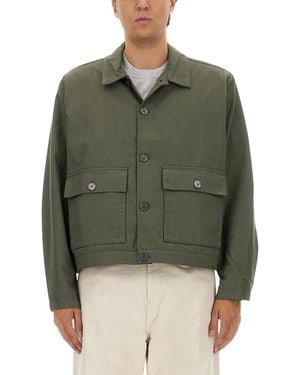 Obey Shirt Jacket - Green