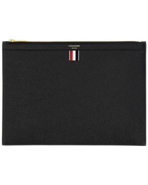Thom Browne Medium Document Holder - Black