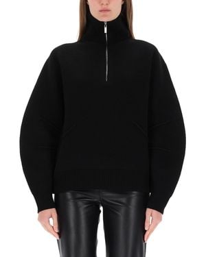 Helmut Lang Zippered "Apex" Jersey - Black