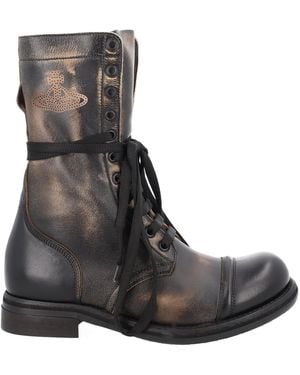 Vivienne Westwood Stivale "Parachute" Con Dettaglio Orb - Black