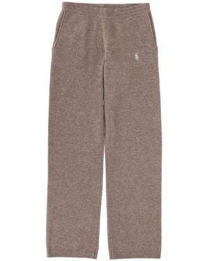 Sporty & Rich Cashmere Blend Trousers - Grey