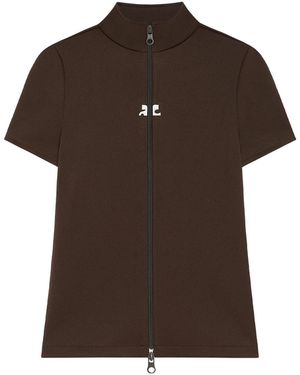 Courreges "Interlock" Top - Brown