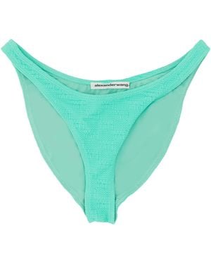 T By Alexander Wang Bikini Briefs With Logo - Green