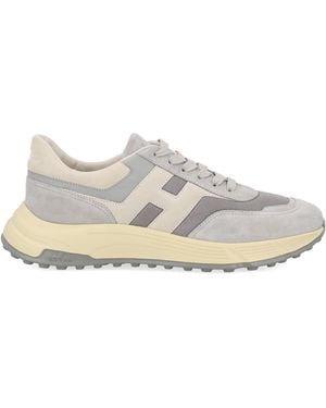 Hogan Multicolour Calfskin Trainers - White