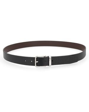 BOSS Cintura Reversibile "Onavi" Con Logo - White