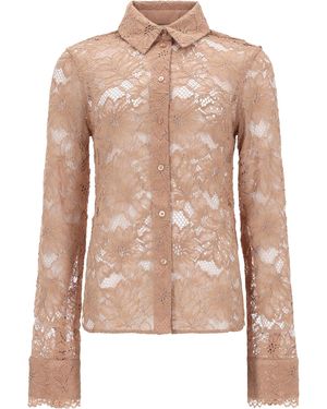 Sportmax Floral Lace Shirt - Pink