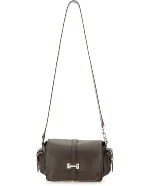 Hogan Small Leather Bag - Natural