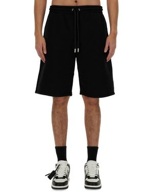 Off-White c/o Virgil Abloh Relaxed Fit Bermuda Shorts - Black