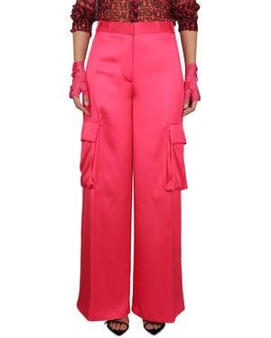 Versace PANTALONE DUCHESSE IN VISCOSA - Rosa