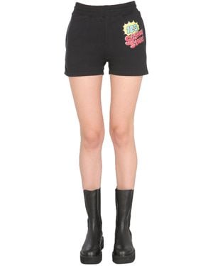 Moschino Relaxed Fit Sweat Shorts - Black