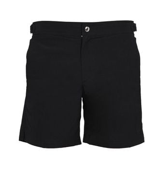 McQueen Nylon Swimming Shorts - Black