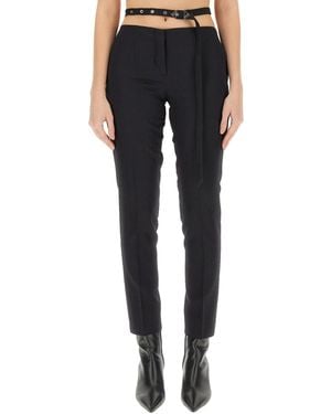 The Attico Cut Out Trousers - Blue