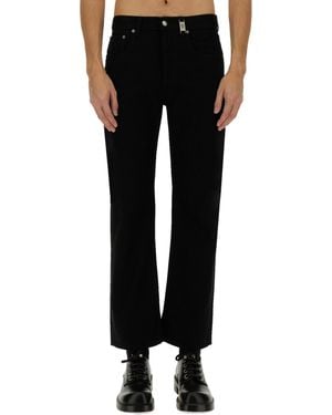 McQueen Jeans With Logo - Black
