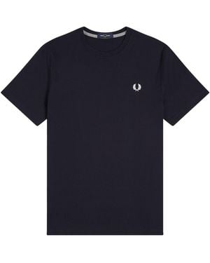 Fred Perry 100% Cotton T-Shirt - Blue
