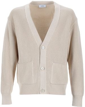 Lardini Knitted Cardigan - White