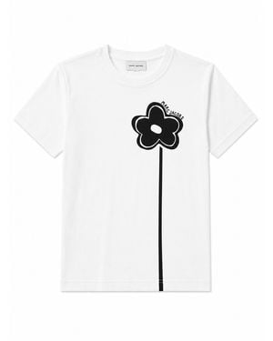 Marc Jacobs T-Shirt Con Stampa Fiore - White