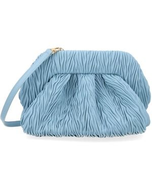 THEMOIRÈ Borsa "Bios" Medium Arricciata - Blue