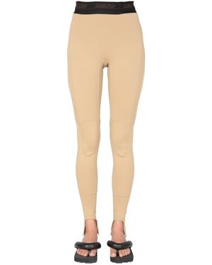 Ambush LEGGINGS "SCUBA" IN NYLON CON BANDA LOGATA - Neutro