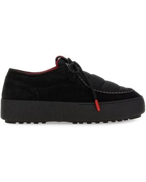 Moon Boot Mtrack Wallaby Low Trainers Cow Suede Trainers - Black