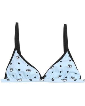 Chiara Ferragni Bralette With Logomasnia - Blue