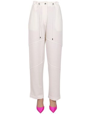 Tom Ford Drawstring Panelled Trousers - White