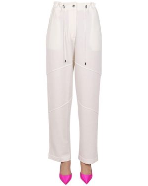 Tom Ford Drawstring Panelled Trousers - White