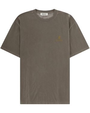 Premiata Logo Crew Neck T-Shirt - Grey