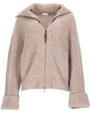 Brunello Cucinelli Cardigan - Natural
