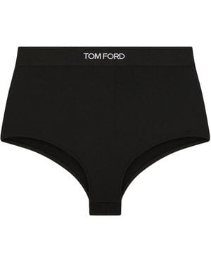 Tom Ford Slip Con Logo - Black