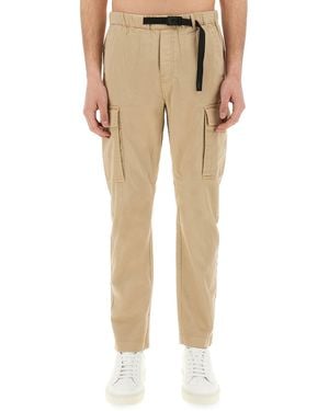 Woolrich Tapered Cargo Trousers - Natural