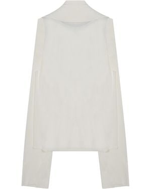 Alberta Ferretti Elegant Mini Top For - White