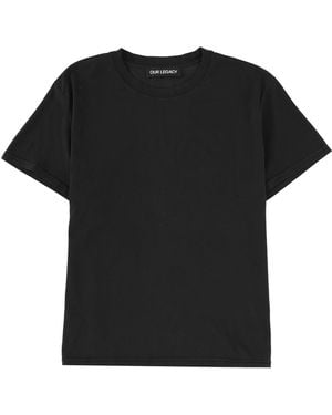 Our Legacy Solid Crew Neck T-Shirt - Black
