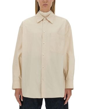 Lemaire Long Shirt - Natural