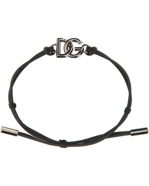 Dolce & Gabbana Dg Logo Bracelet - Metallic