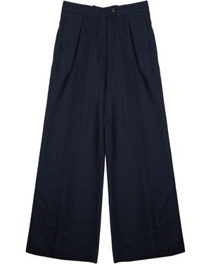 Nine:inthe:morning Pantalone Palazzo "Sandra" - Blue