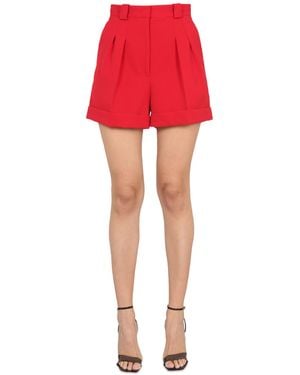 Moschino High-Waisted Tailored Shorts With Side Pockets