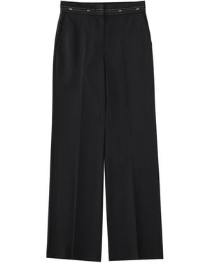 MSGM Cool Wool Trousers - Black