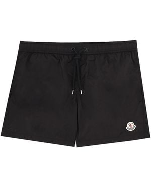 Moncler Boxer Costume With Logo - Black