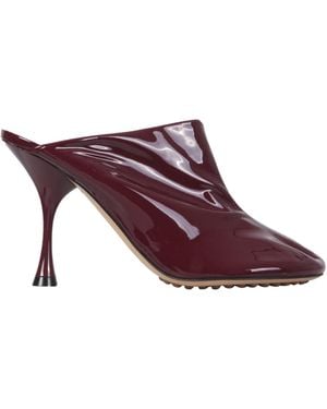 Bottega Veneta Dot Sock Mules - Purple