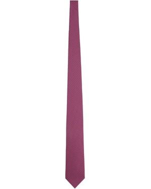 Ferragamo Silk Tie - Purple