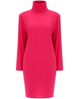 Saint Laurent Structured Shoulder Dress