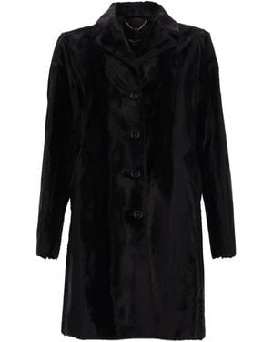 Paltò Cappotto Monopetto - Black