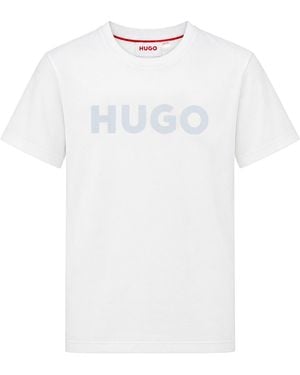 HUGO T-Shirt Con Logo - White