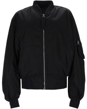 The Attico Oversized Bomber Jacket - Black