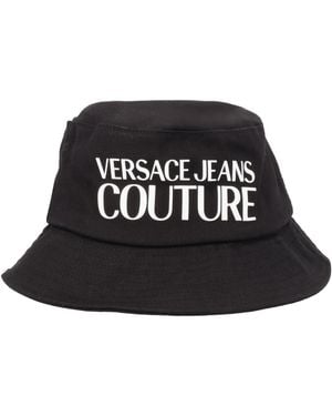 Versace Jeans Couture Cappello Con Logo - Black