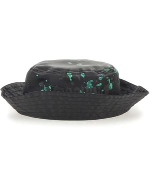 Moschino Bucket Hat With Logo-Uomo - Grigio