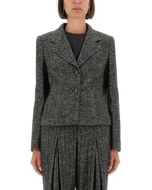 Dolce & Gabbana Single-Breasted Jacket - Gray