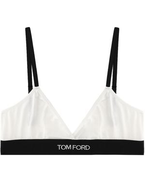 Tom Ford Bralette Con Logo - White