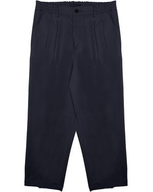 Low Brand Pantalone "Zen Tropical" - Blue